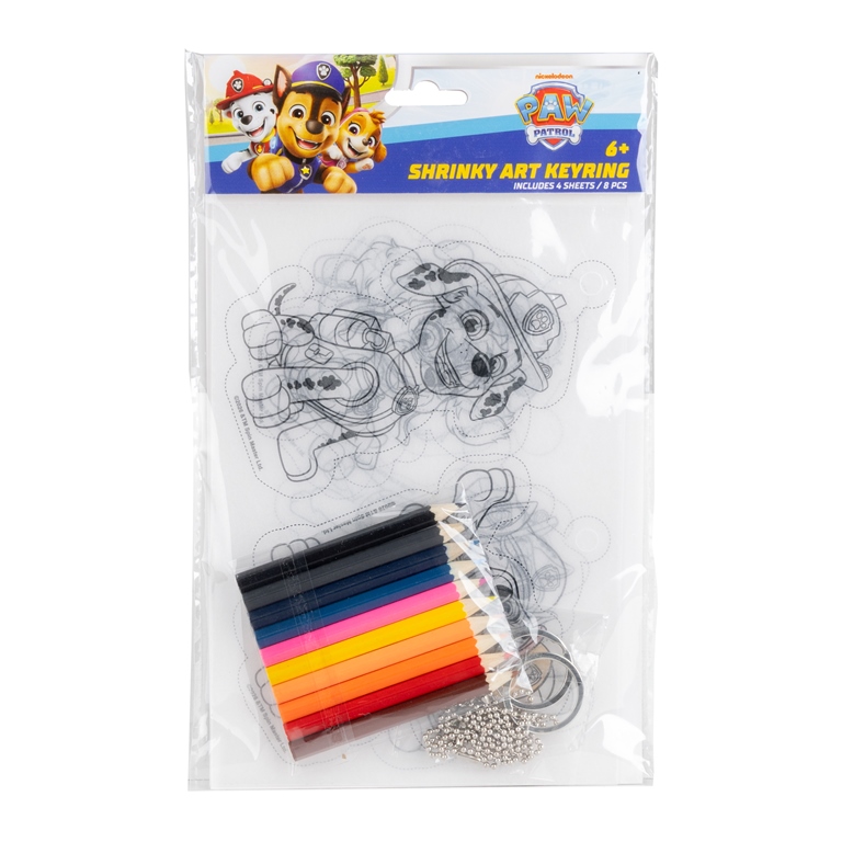 PAW PATROL Направи си ключодърж, атели от свиваща се пластмаса, 87100600