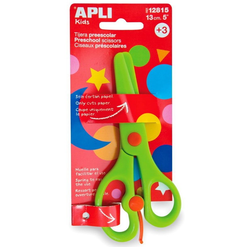 APLI Kids 12815 Безопасна ножица за детската градина - 13 cm