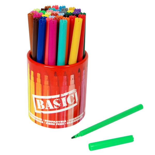 Sense - Цветни флумастери BASIC с моливник  42 бр 10513