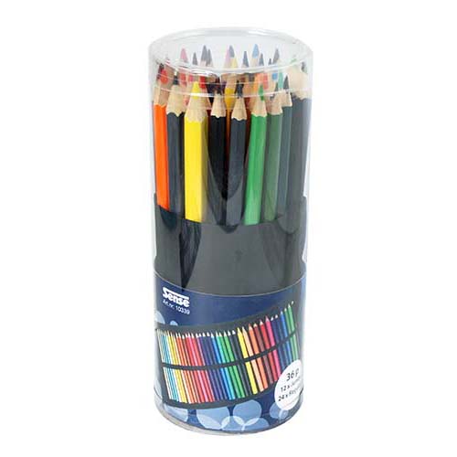 Комплект цветни моливи 36 бр. с несесер 10339