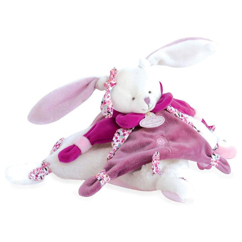 Мека кърпа за гушкане Зайче, Doudou Зайче Cerise, 27 см., 3700335227031