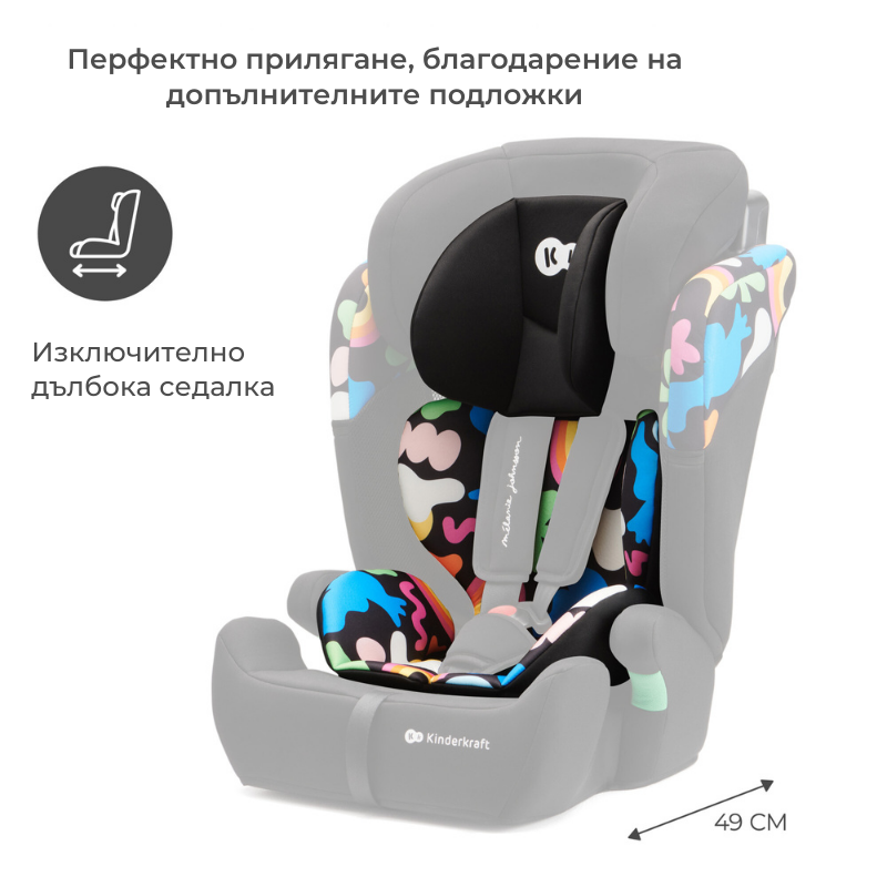 KinderKraft Comfort UP столче за кола 9-36 кг